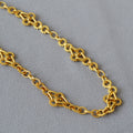 Vintage Handmade Gold Necklace