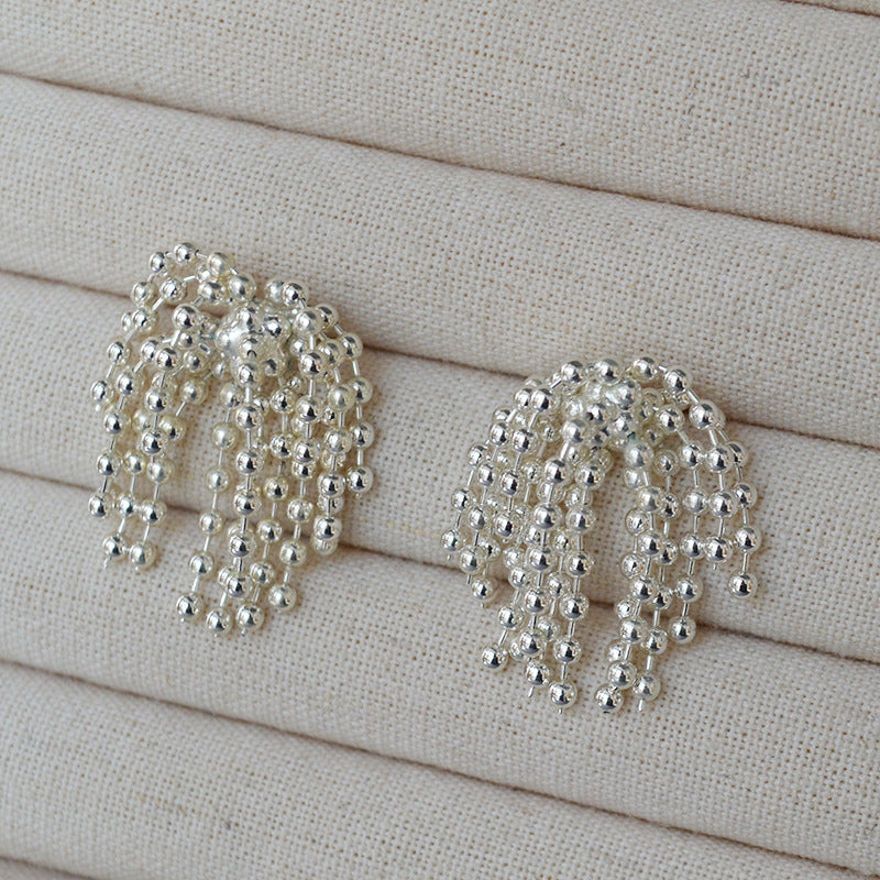 Delicate Artisan Silver Earring