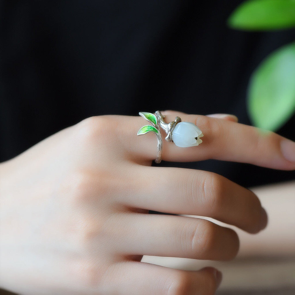 Delicate Artisan Silver Ring