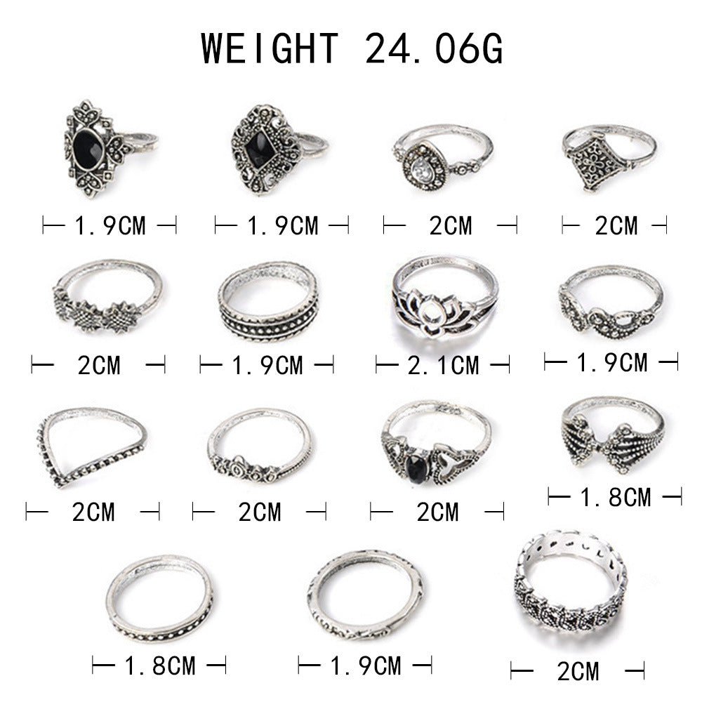 Beautiful Silver Set with Unique Style