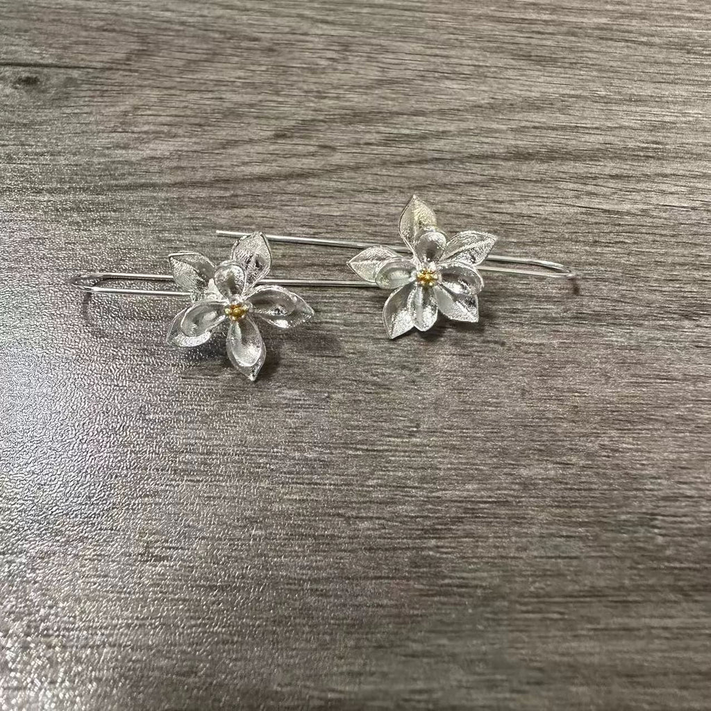 Delicate Artisan Silver Earring