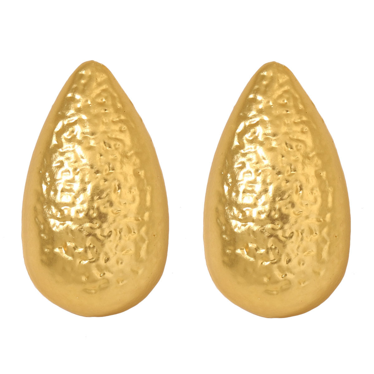Delicate Artisan Gold Earring