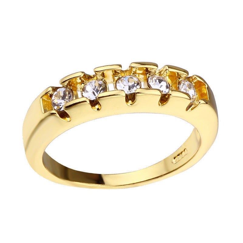 Delicate Artisan Gold Ring