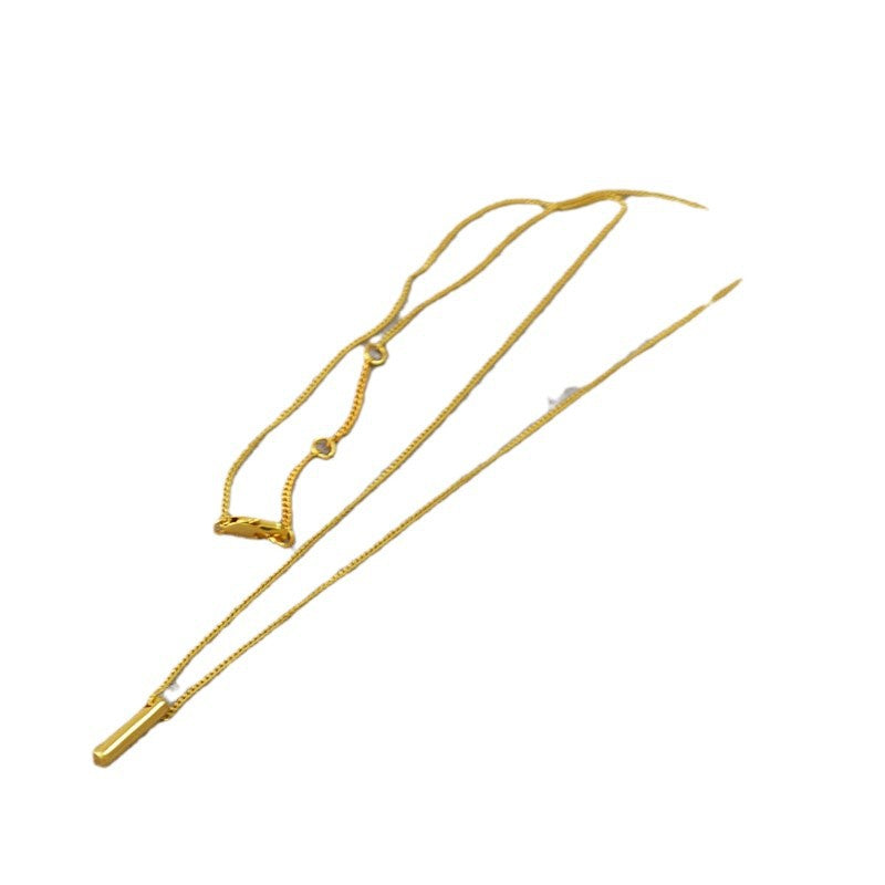Vintage Handmade Gold Necklace