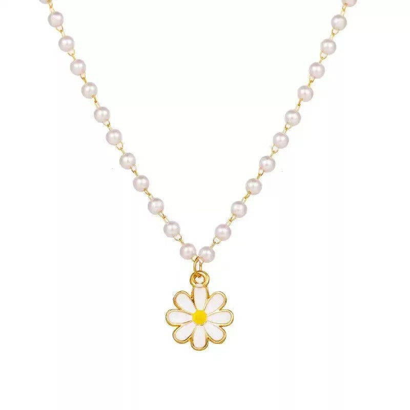 Delicate Artisan Pearl Necklace