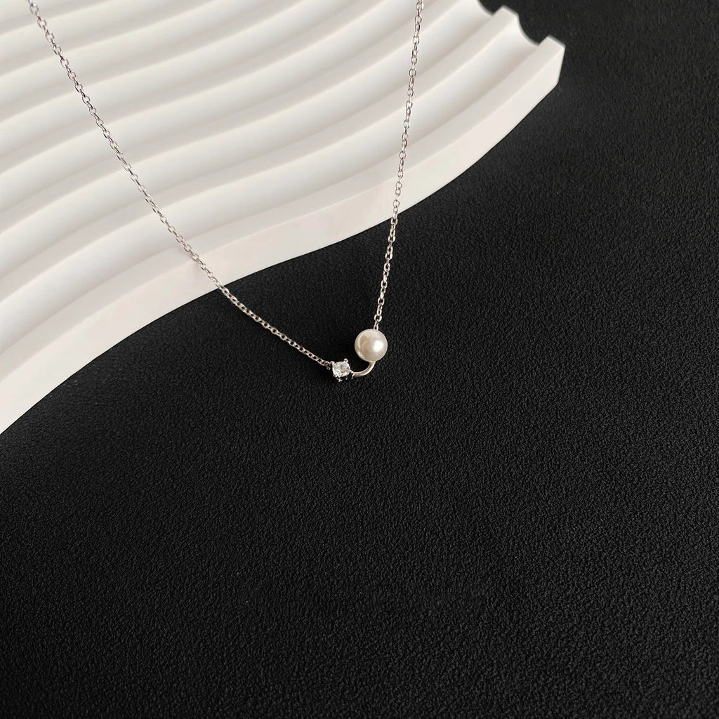 Delicate Artisan Pearl Necklace