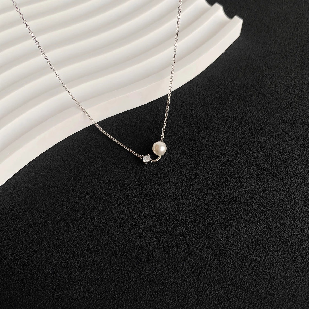 Delicate Artisan Pearl Necklace