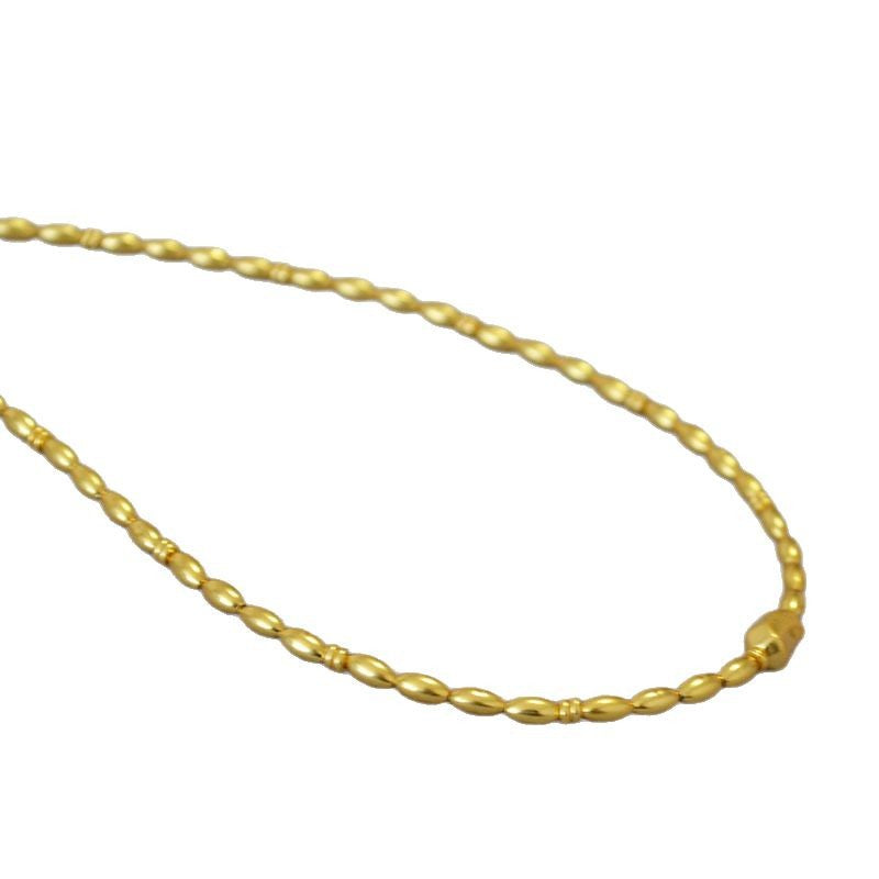 Vintage Handmade Gold Necklace