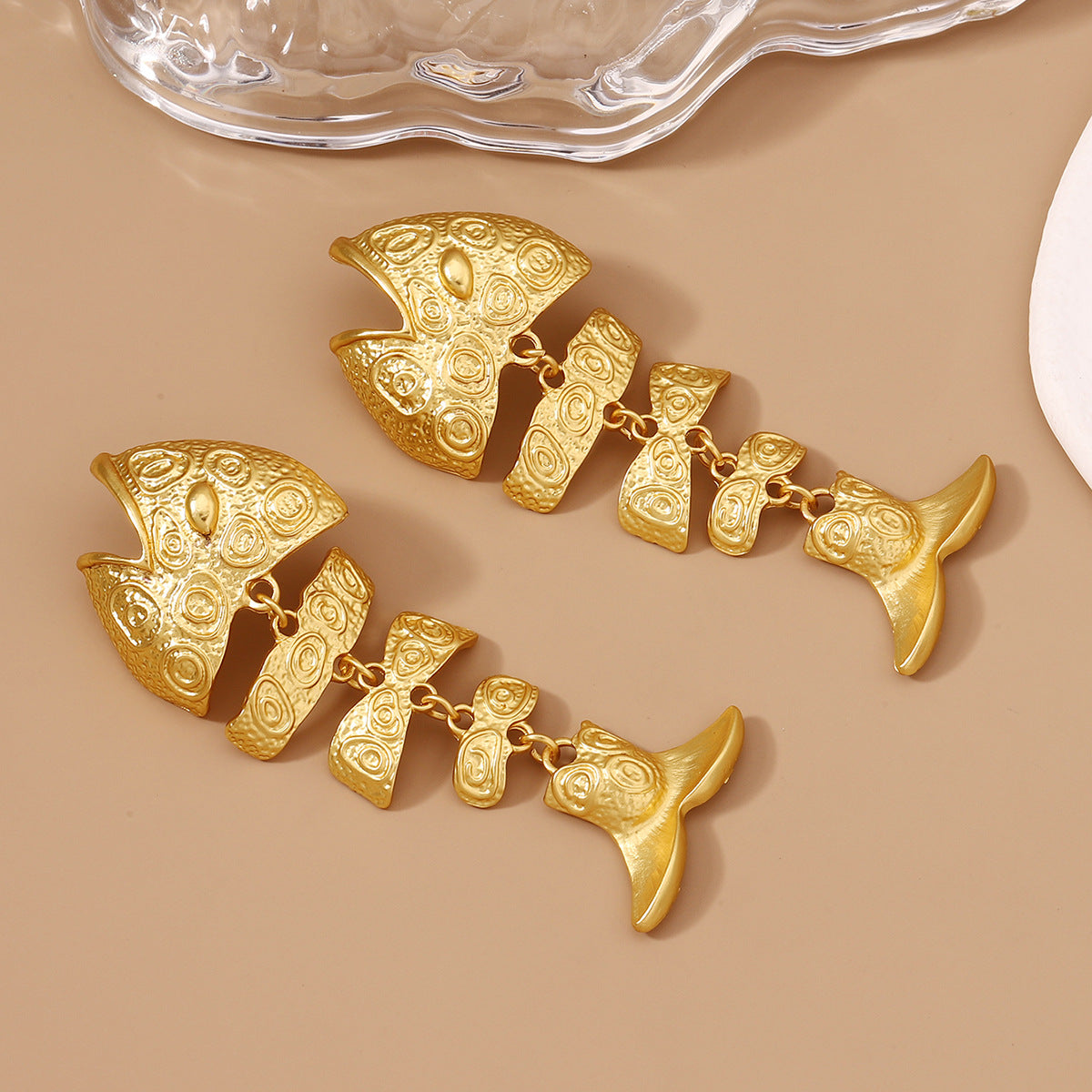 Beautiful Gold Earring with Unique Style