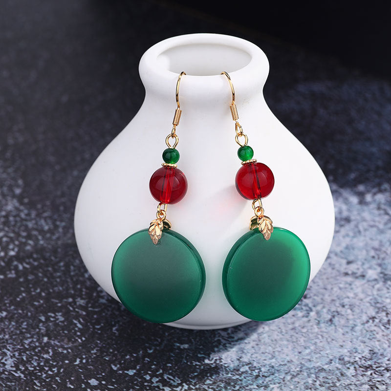 Delicate Artisan Gold Earring