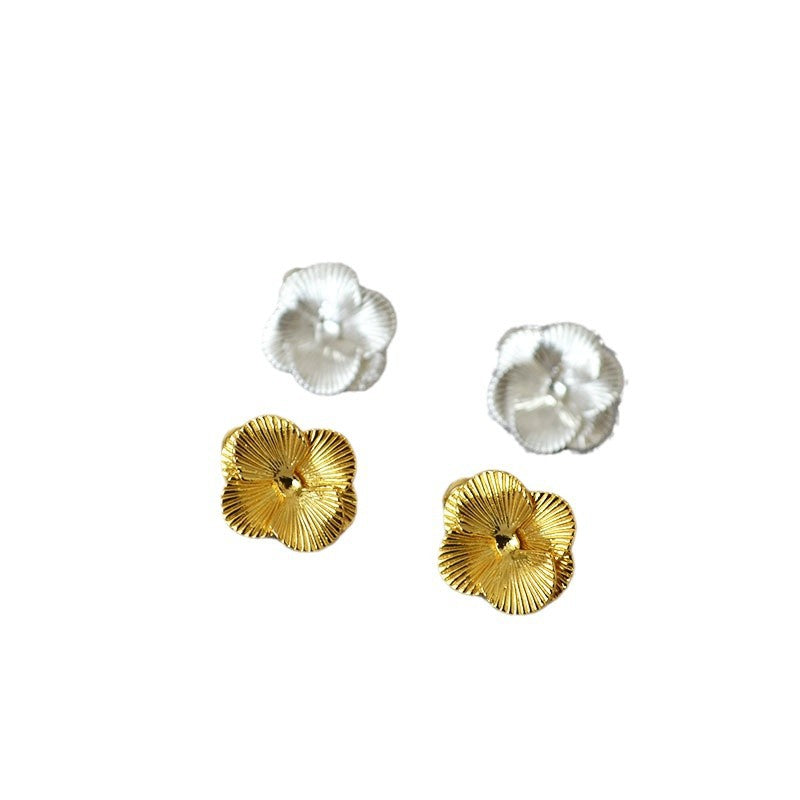Delicate Artisan Gold Earring