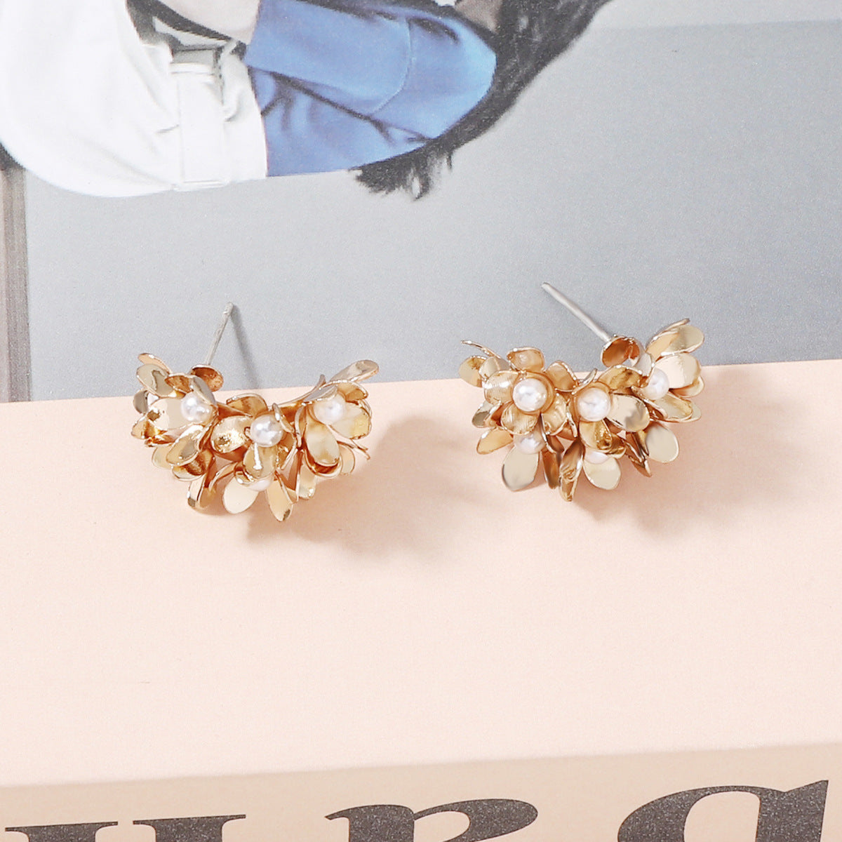 Delicate Artisan Pearl Earring