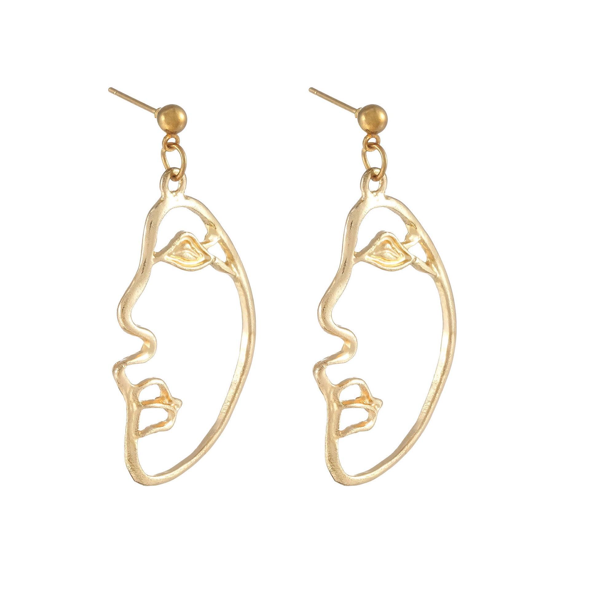 Beautiful Gold Earring with Unique Style