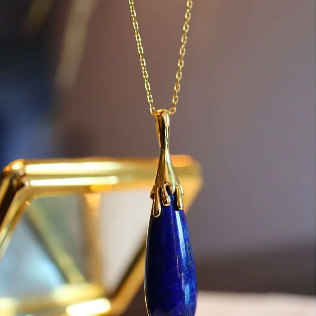 Delicate Artisan Gold Pendant