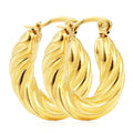 Vintage Handmade Gold Earring
