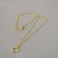 Vintage Handmade Gold Necklace