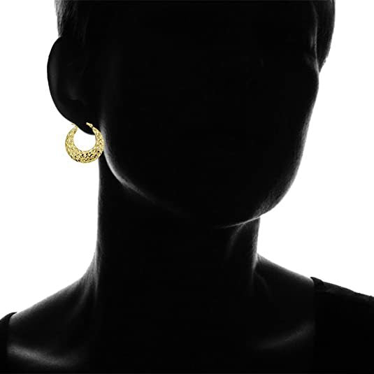 Delicate Artisan Gold Earring
