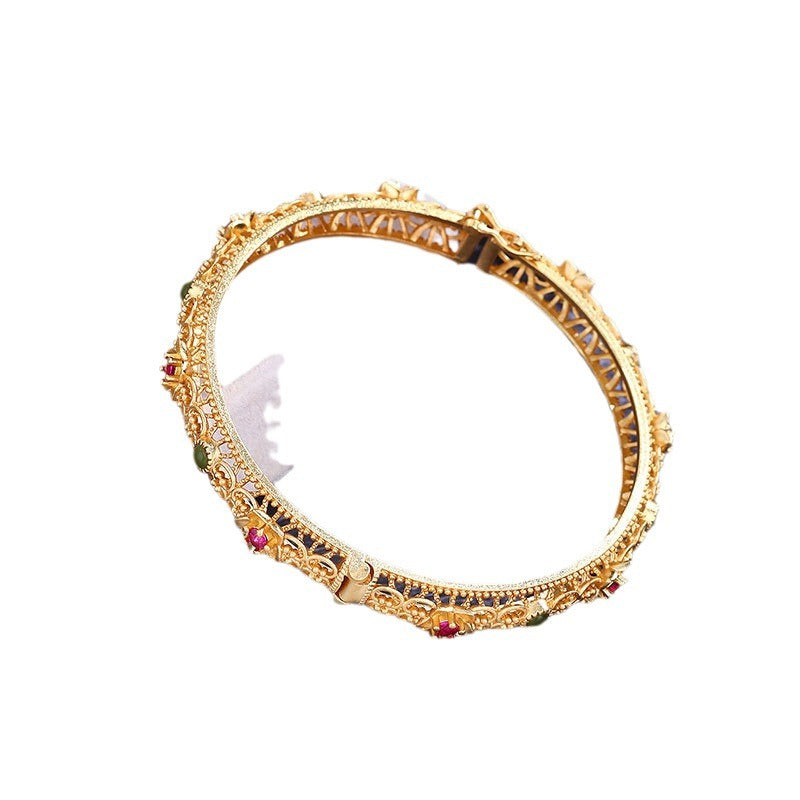 Delicate Artisan Gold Bracelet