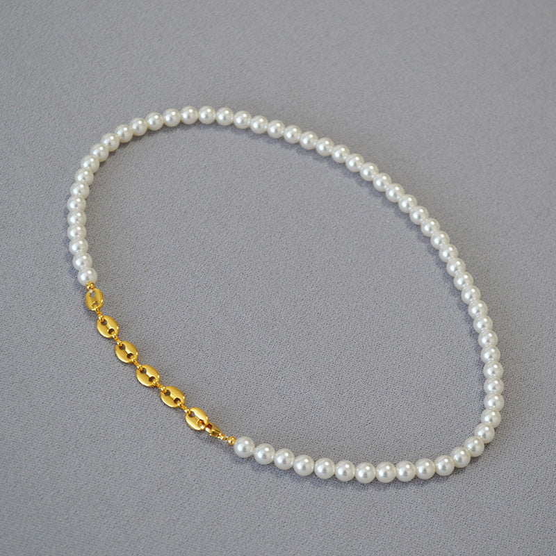 Vintage Handmade Gold Necklace