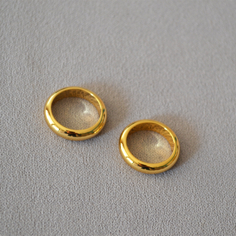 Delicate Artisan Gold Ring