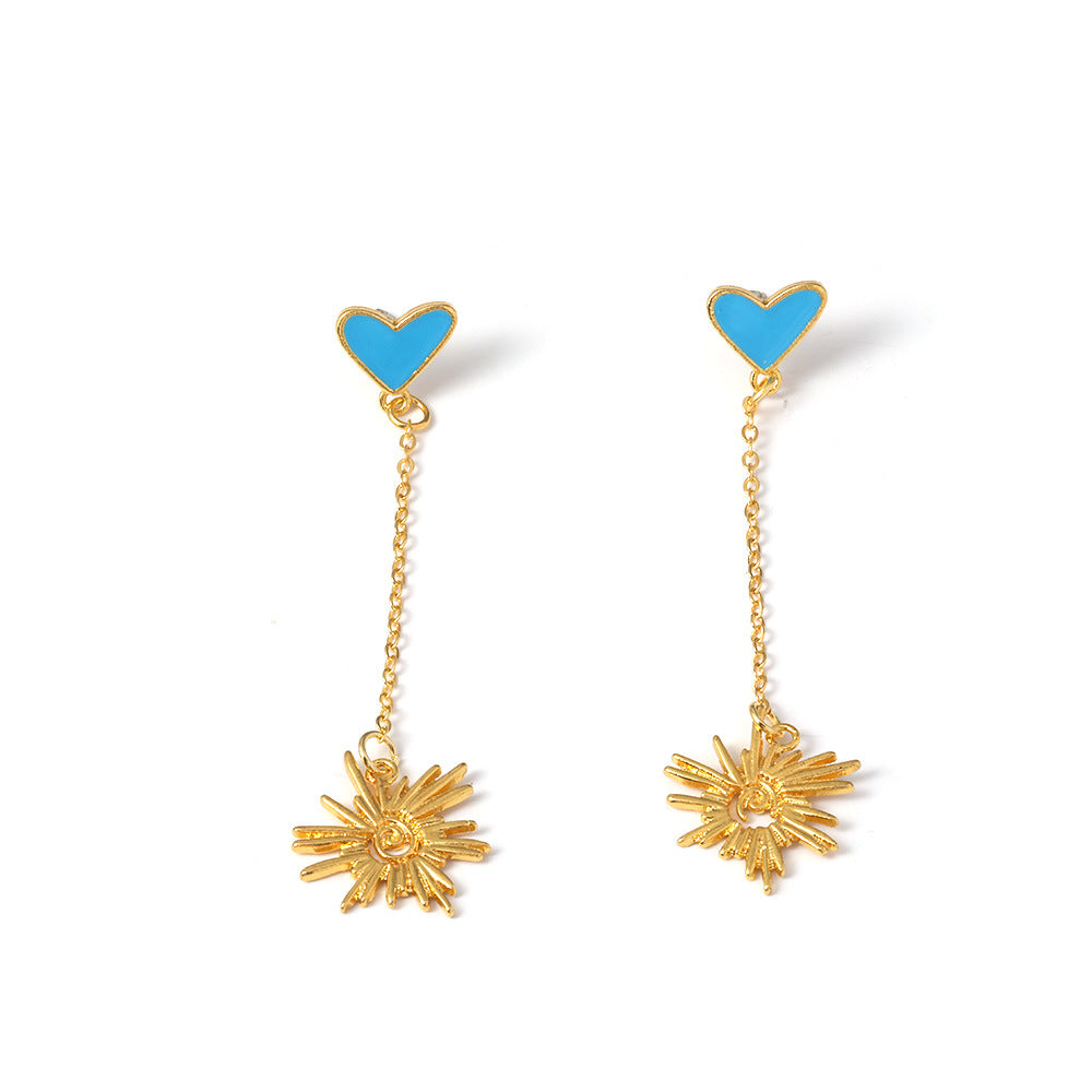 Vintage Handmade Gold Earring