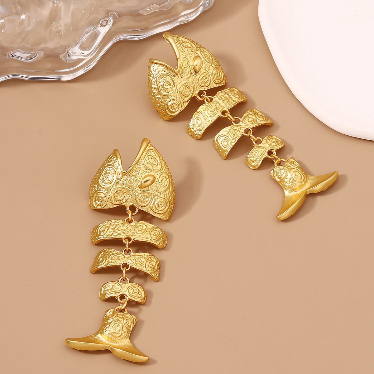 Beautiful Gold Earring with Unique Style