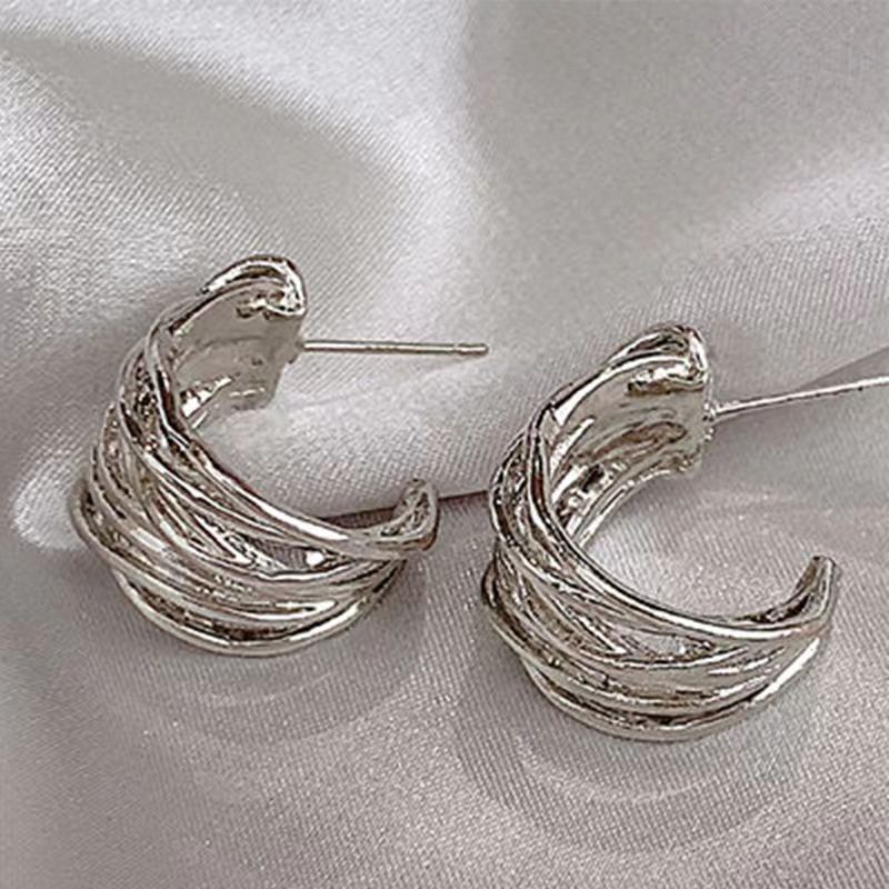 Classic Silver Earring with Timeless Appeal