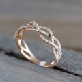 Delicate Artisan Gold Ring