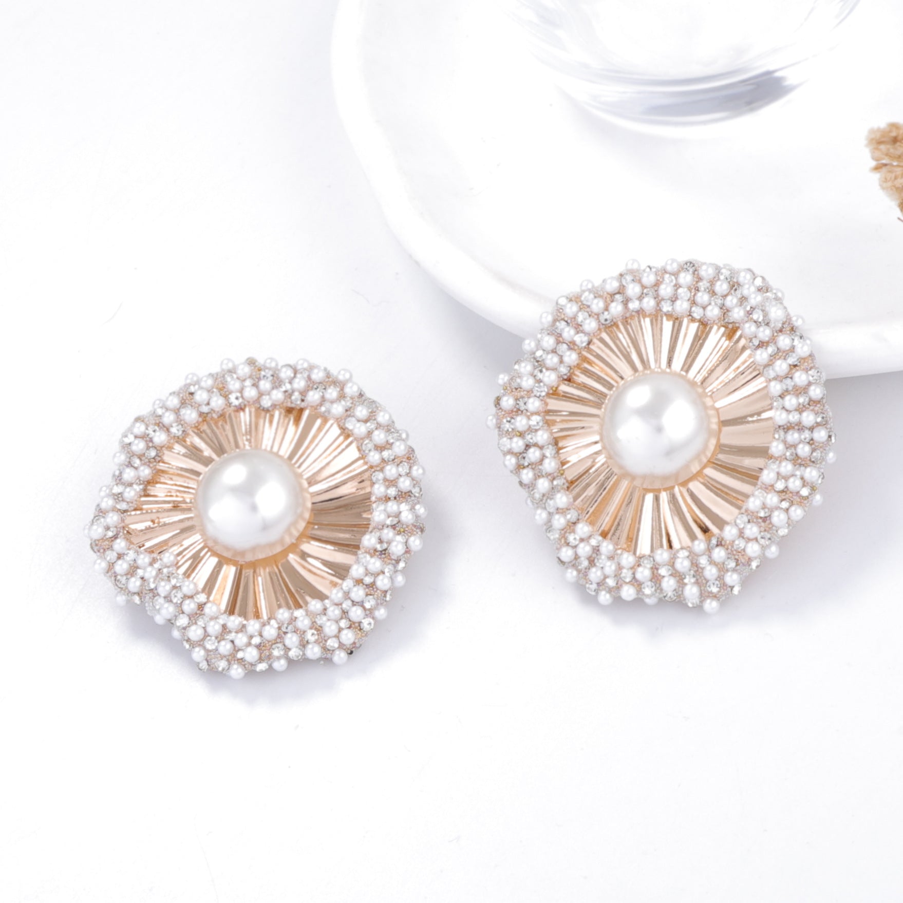 Delicate Artisan Pearl Earring