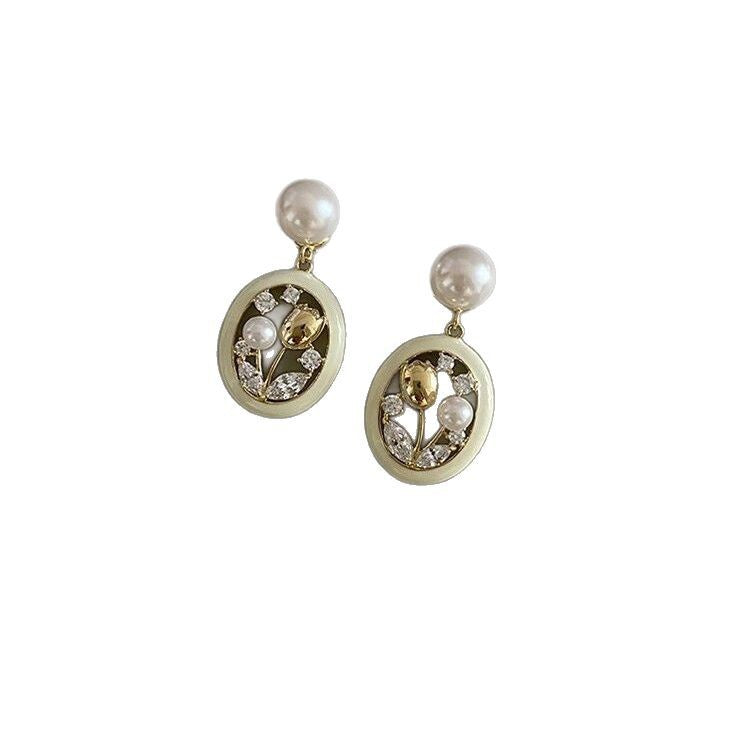 Vintage Handmade Pearl Earring