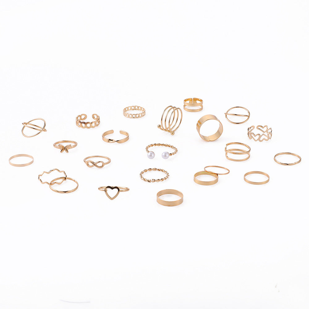 Beautiful Gold Set with Unique Style