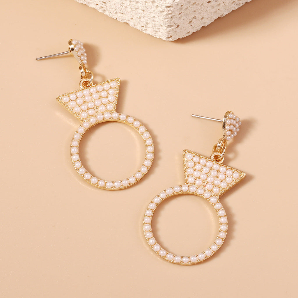 Vintage Handmade Pearl Earring