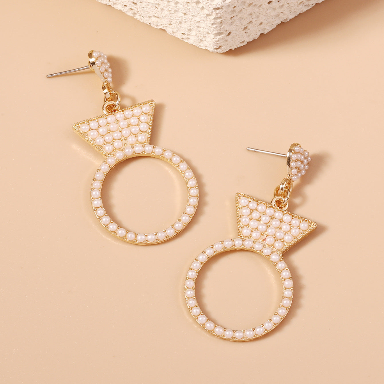 Vintage Handmade Pearl Earring