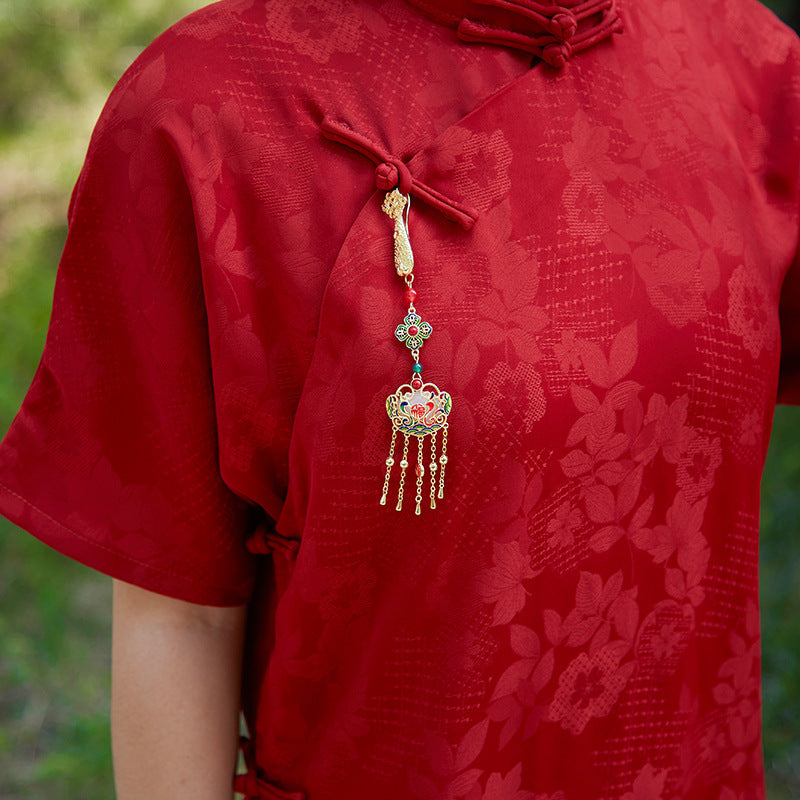 Vintage Handmade Gold Pendant