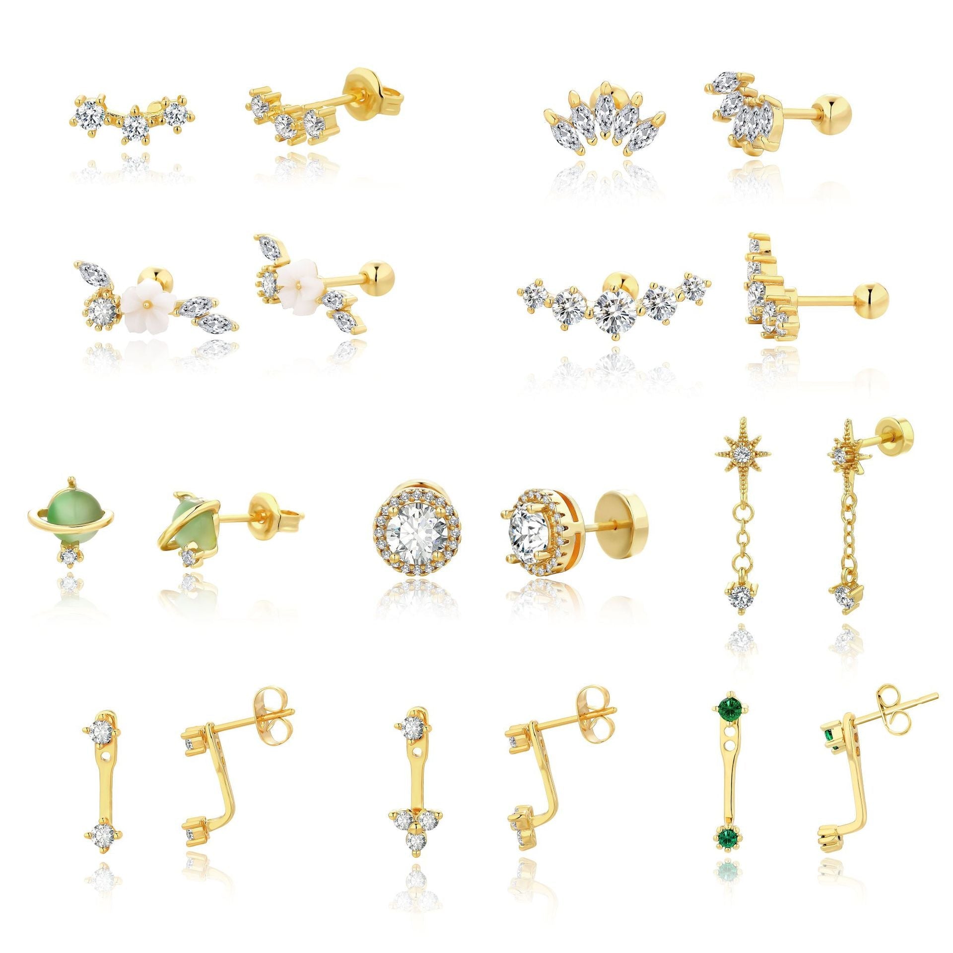Romantic Gold Earring for Special Moments