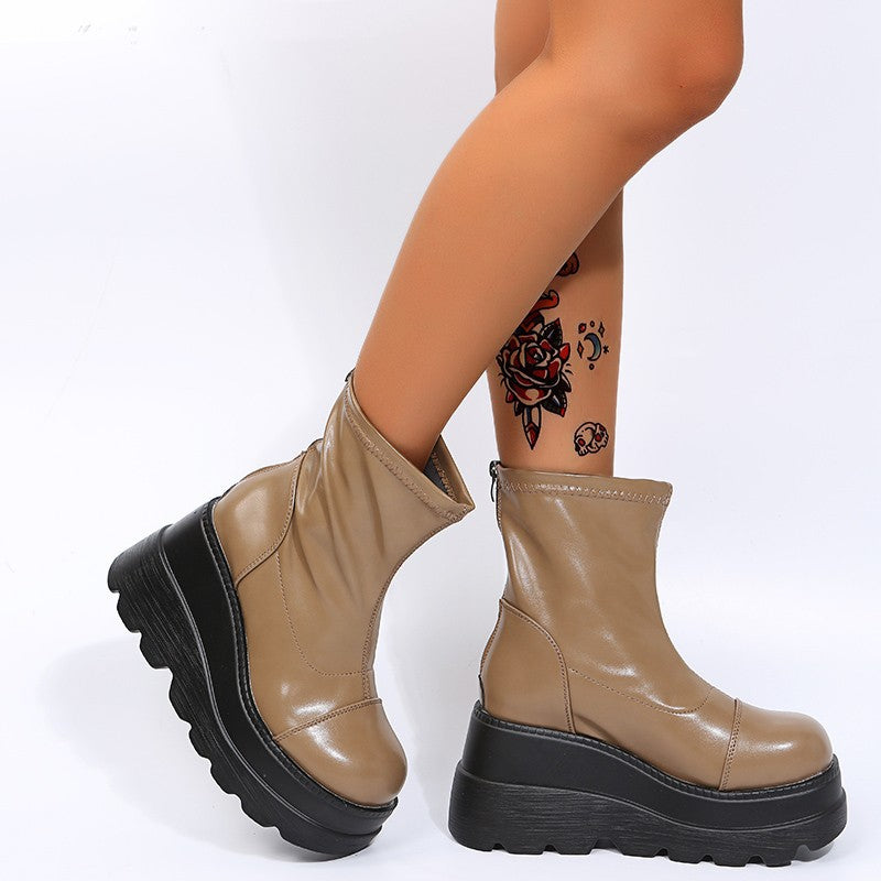 Chic Orthopedic Boots with Unique Design