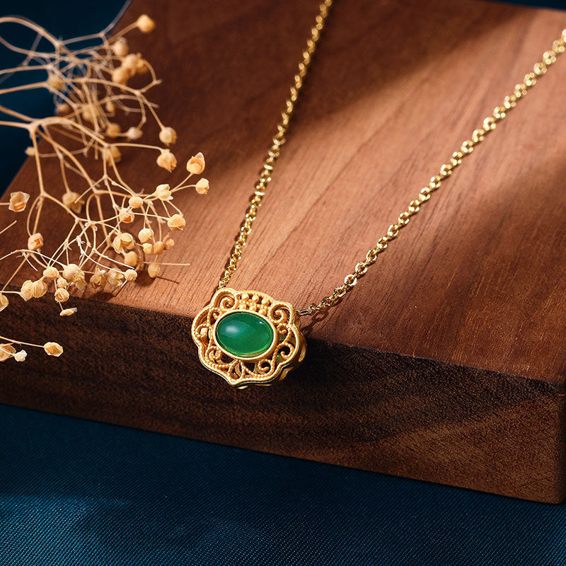 Delicate Artisan Gold Necklace