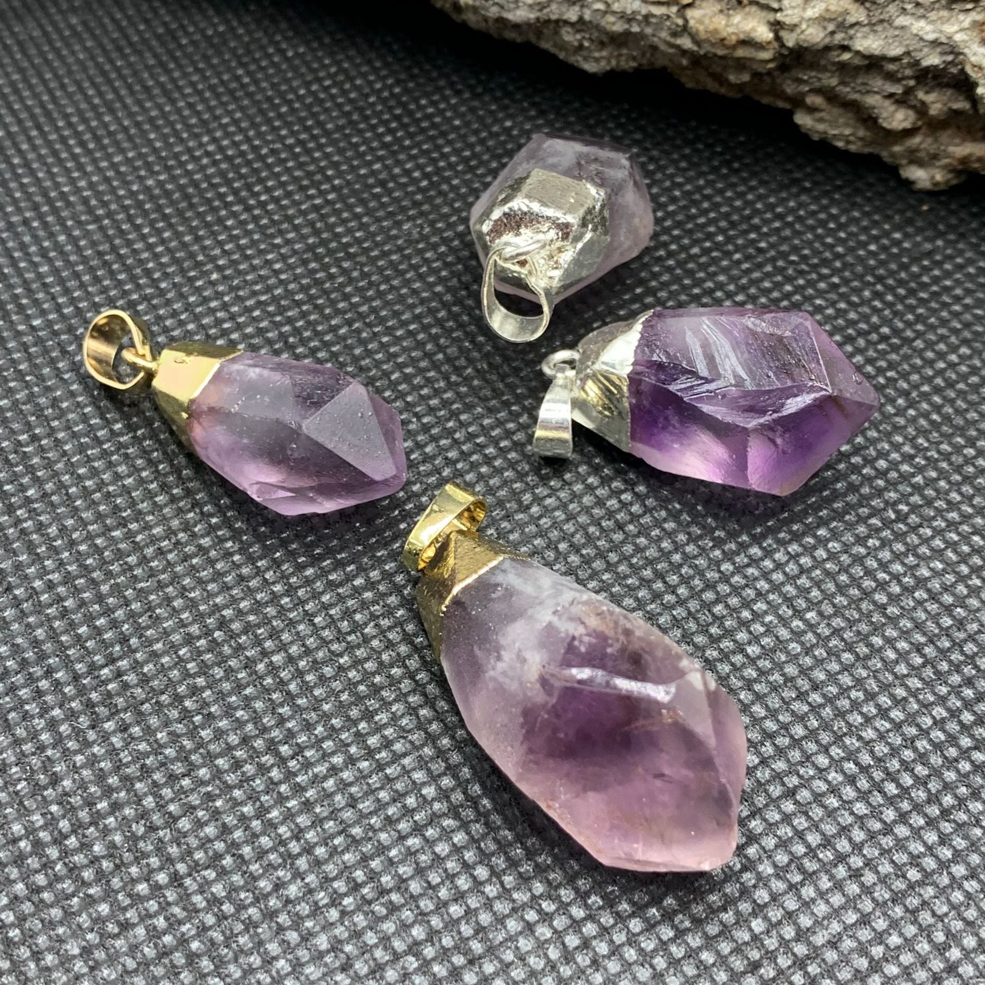 Delicate Artisan Gold Pendant