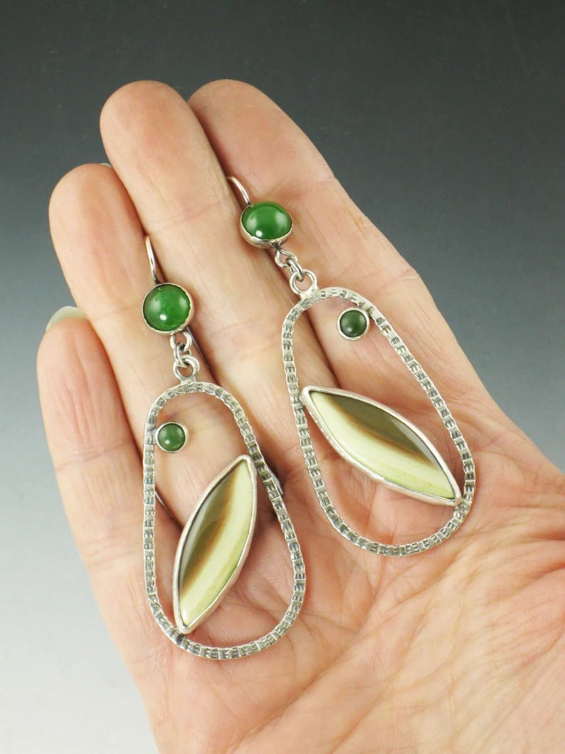 Vintage Handmade Silver Earring