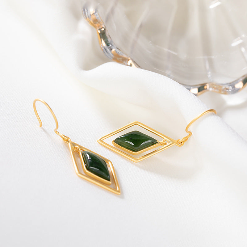 Delicate Artisan Gold Earring