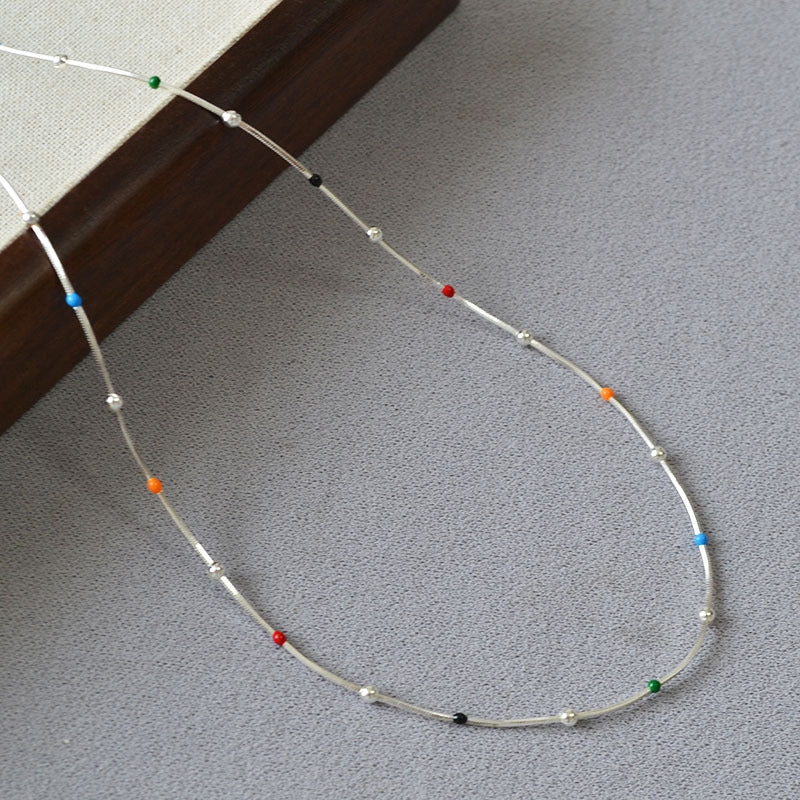 Classic Silver Necklace with Timeless Appeal