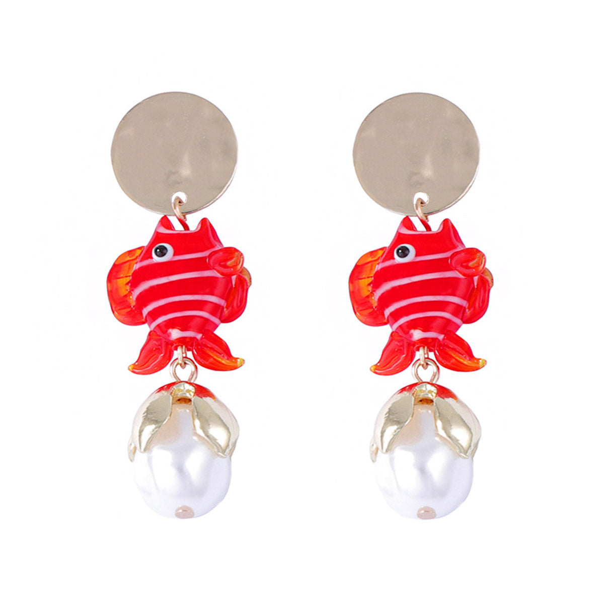 Delicate Artisan Pearl Earring