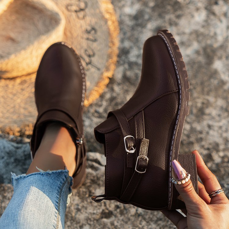 Classic Orthopedic Boots with Timeless Style