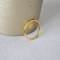 Delicate Artisan Gold Ring