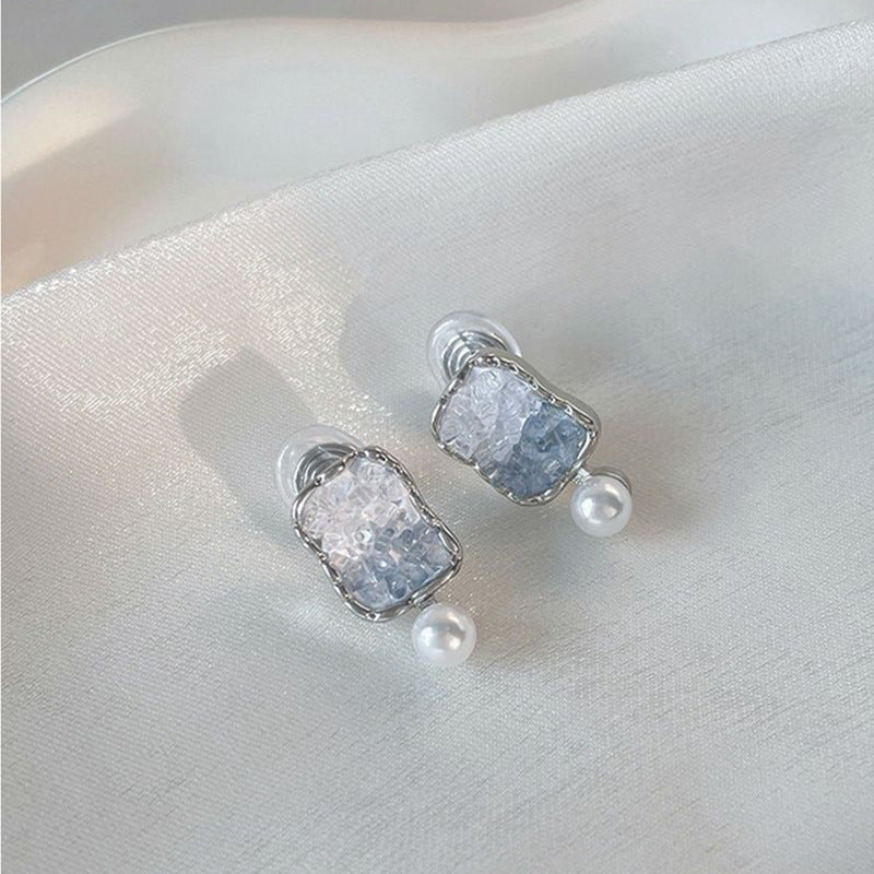 Delicate Artisan Pearl Earring
