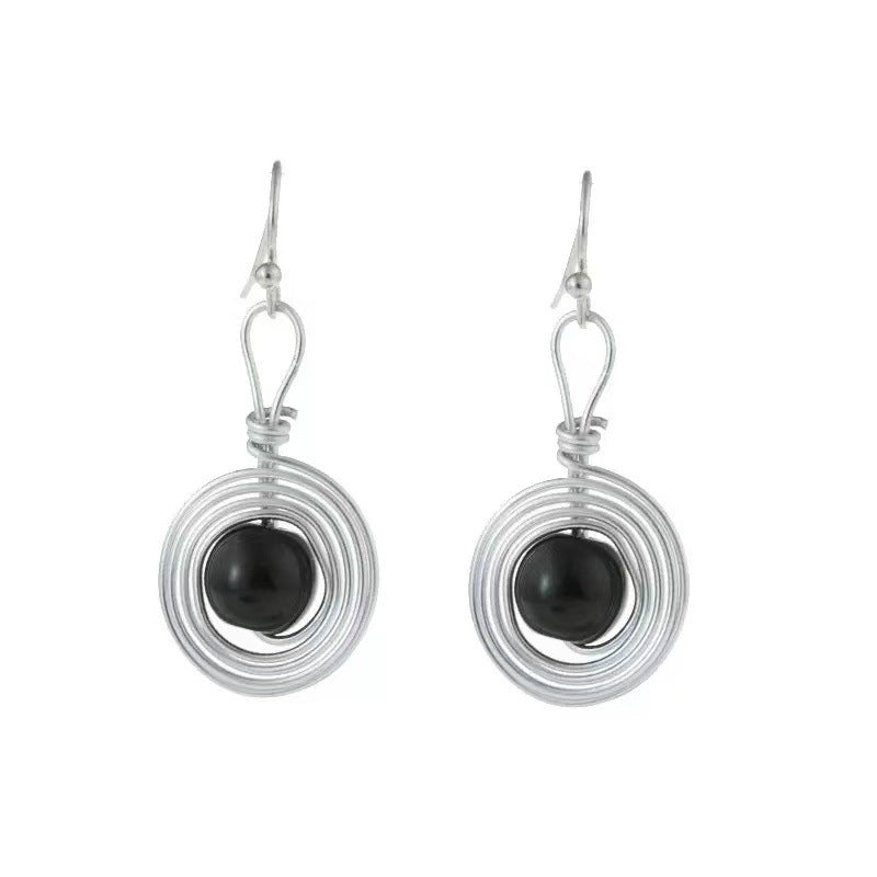 Vintage Handmade Silver Earring