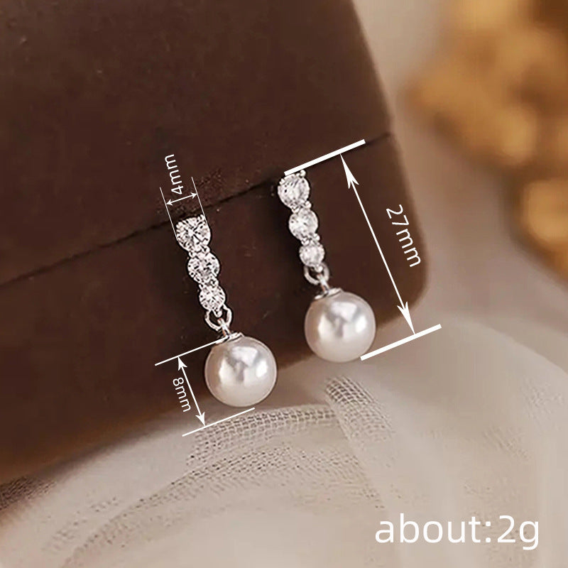 Delicate Artisan Pearl Earring
