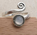 Delicate Artisan Silver Ring