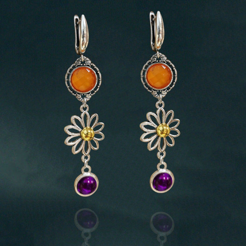Vintage Handmade Silver Earring