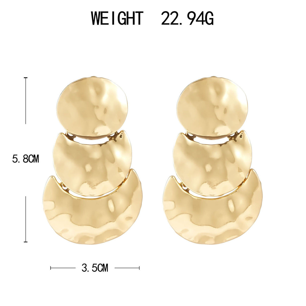 Beautiful Gold Earring with Unique Style